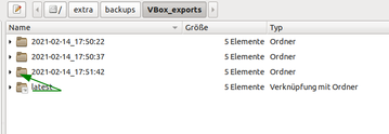 VBox folder